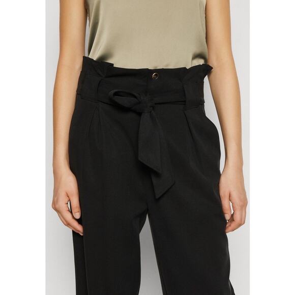 Scotch & Soda DAISY HIGH RISE STRAIGHT LEG PAPERBAG TROUSERS Size large - Picture 5 of 8